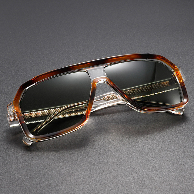 Luxury Brand Sunglasses Custom Logo Gafas De Sol Sun Glasses Women Vintage Oversized Metal CP Men Sunglasses