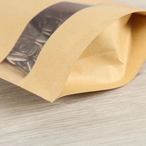 <span class=keywords><strong>Personnalisé</strong></span> Zipper <span class=keywords><strong>Kraft</strong></span> Papier Pour Cadeaux Alimentaire Bonbons Fête De <span class=keywords><strong>Mariage</strong></span> Cadeaux Ziplock Avec Fenêtre Stand Up Sacs D'emballage - Product Image 6