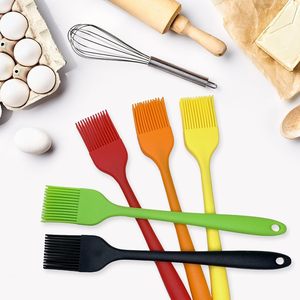 Wholesale <b>BBQ</b> Silicone Brush BPA Free Silicone Baking Pastry Oil Brush Silicone Basting Brush for Kitchen - Product Image 4