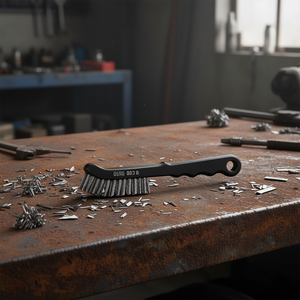 Brosse métallique en acier 993 B pour le nettoyage des métaux et l'élimination de la rouille - Product Image 3