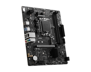 Carte mère MSI H610M-S D4 LGA1700 Micro ATX DDR4 M.2 SATA3 compatible avec les processeurs Intel Core de 12e et 13e génération, pour jeux et bureautique - Product Image 2