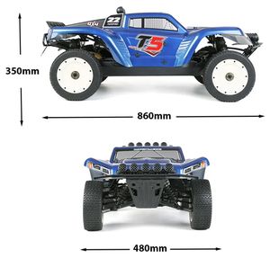 2025 chaud 2.4G ROFUN T5 RC voiture LCD RTR 4X4 alliage d'aluminium CNC métal radiocommande RC 36CC alimenté au gaz 1/5 échelle Buggy passe-temps - Product Image 5