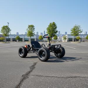 Nouveau kart à pédales tout-terrain en acier 212CC à essence pour jeunes et adultes, moteur 4 temps, idéal pour la plage et le drift - Product Image 2