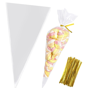 Bán Hàng nóng chất lượng tốt nhất OPP Túi tam giác ngọt ngào nón <span class=keywords><strong>Poly</strong></span> túi nhựa gói thực phẩm cho kẹo bỏng ngô - Product Image 1