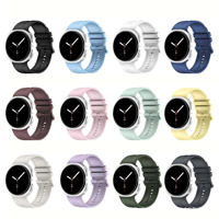Bracelet de montre intelligente en silicone de conception originale OEM d'usine, bande universelle de 20 mm pour Samsung Galaxy Watch 8 9