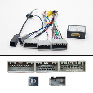 Autoradio Android Stéréo <span class=keywords><strong>Lecteur</strong></span> DVD Canbus Faisceau de câblage automobile Connecteur Amplificateur DSP pour Honda Vezel Stepwagon - Product Image 2