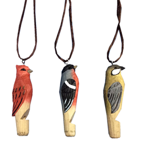 थोक अनुकूलित लकड़ी के पक्षी जानवर के आकार सीटी की लकड़ी नक्काशीदार हाथ से नक्काशीदार लकड़ी की सीटी - Product Image 4