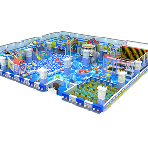 Equipo comercial para parques infantiles, juegos de <span class=keywords><strong>mesa</strong></span> para niños, tobogán de rodillos, bloque de construcción, trampolín para piscina de arena Merry-Go - Product Image 6