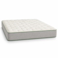 Matelas hybride en coton biologique et latex naturel à ressorts ensachés, taille Queen et King, écologique, certifié GOTS, hypoallergénique, enroulable, vente en gros