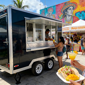 Remorque de restauration rapide, Food Truck, <span class=keywords><strong>Kiosque</strong></span> de rue, Chariot à crêpes Tuk, Chariot de restauration mobile, Remorques alimentaires design, Entièrement équipées - Product Image 2