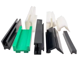 Clear plastic hard rectangular packing profile for steel components