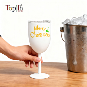 Topjlh Thăng Hoa Khoảng Trống Khái Niệm Sáng Tạo 10Oz Thép Không Gỉ Rượu Vang Cốc Cho Cắm Trại Chuyến Đi Giản Dị Brunches - Product Image 3