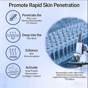 Crème à micro-aiguilles en éponge en gros, hydratante, éclaircissante, raffermissante, non invasive, OEM, avec de la niacinamide et du pro-xylane - Product Image 6