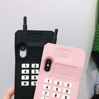 Casing HP Lucu Kartun Retro Klasik Kawaii untuk iPhone 17 16 15 14 13 12 11 Pro Max Grosir