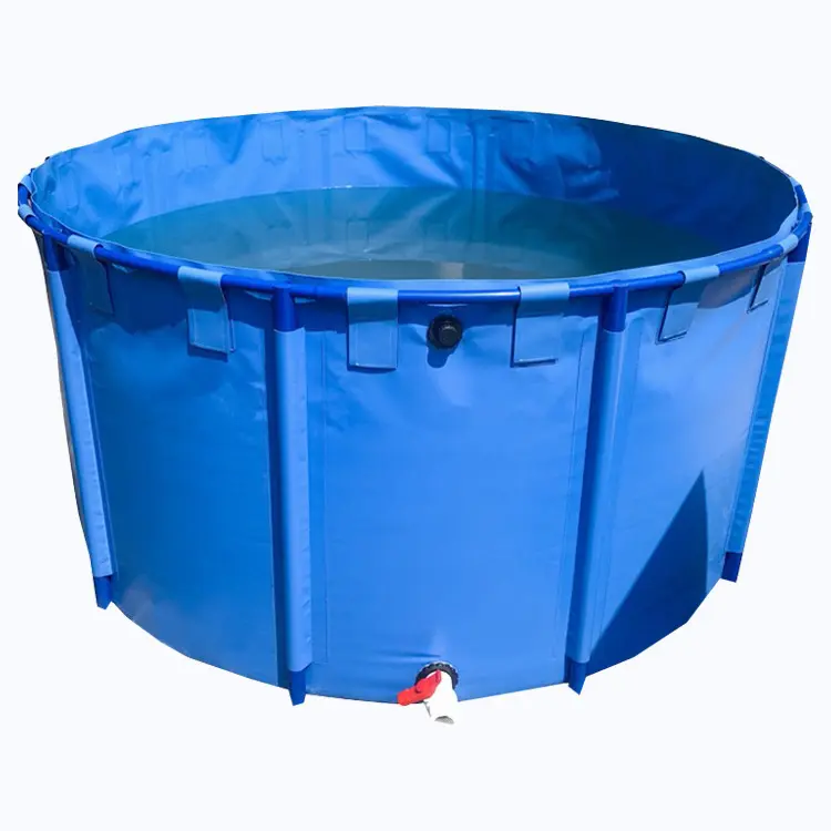 wholesale plastic frame pvc tarpaulin aquaculture aquarium fish farming tanks for sale