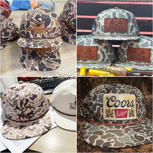 Mũ Chất Lượng Cao Camo Richardson 256 <span class=keywords><strong>Trucker</strong></span> Mũ 5 Bảng Điều Chỉnh Hóa Đơn Phẳng vành Ngụy Trang Sợi Dây Thừng Mũ Với Biểu Tượng Tùy Chỉnh - Product Image 3