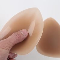 Cubierta de pezón sin costuras Soporte de pecho Pushups Cubierta de pezón que muestra toda la cubierta de pezón de silicona del pecho