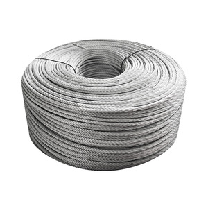 6X7 + FC 6X19 + FC 7X7 7X19 Cuerda de acero de alta resistencia Cable de alambre de acero Cuerdas trenzadas - Product Image 3