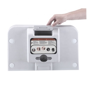 Cambiador de Pañales Económico para Colgar en la Pared, Ergonómico, Color Gris Claro, Estación de Cambio de Pañales Estable para Recién Nacidos, para Baños Comerciales - Product Image 6