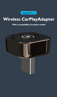 Adaptateur CarPlay sans fil CP15 2-en-1 Plug&Play compatible avec les systèmes automobiles intelligents VW, Toyota, Nissan, Honda, Ford, Benz