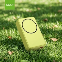 Batterie externe portable avec câble, vente en gros, affichage numérique LCD, charge rapide 20W, batterie externe sans fil magnétique 10000mAh