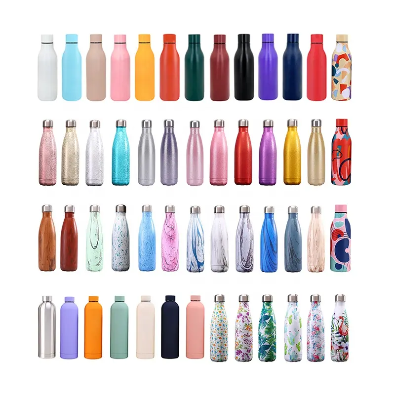BPA Free 500ml/750ml/1000ML Stainless Steel Sport Water Bottles Custom Logo 750ml Metal Bottle Water Insulated for Sport and GYM