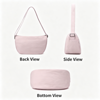 Sac bandoulière unisexe en nylon à motif lettres, sac banane de sport d'extérieur, sac de poitrine, sacoche messager, pochette de taille pour téléphone portable