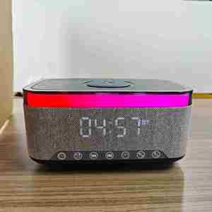 Smart for Portable <b>Speaker</b> with 15W Wireless Charging Desktop Night Light <b>Speaker</b> - Product Image 5