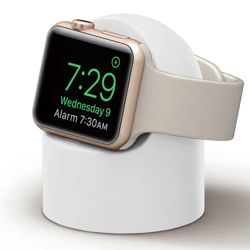 Silicone Holder Smart Watch Charging Stand Compatible For Apple Smart Watches iWatch All Series