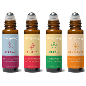 2025 vendita calda Set di rulli per olio essenziale OEM-emicrania, sogni d'oro, olio essenziale di miscela di agrumi Roll-On - Product Image 1