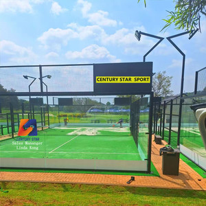 2025 Padel Worker Cancha de Pádel panorámica móvil Campo de deporte al aire libre de alta calidad <span class=keywords><strong>Césped</strong></span> <span class=keywords><strong>artificial</strong></span> para fábrica de canchas de tenis Paddel - Product Image 4
