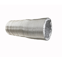Tuyau de ventilation flexible en aluminium pliable pour évacuation et aération, vente en gros d'usine