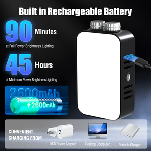 Lumière vidéo RGB portable et stable avec <span class=keywords><strong>logo</strong></span> personnalisé, 13 effets lumineux, luminosité réglable de 1 à 100 %, garantie 1 an, étanche et antichoc - Product Image 5