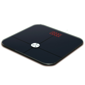 Einzigartige 180kg 0,1 kg OEM Design 6mm ITO Glas Bluetooth Smart Fitness Körperfett Zusammensetzung <span class=keywords><strong>Index</strong></span> Skala - Product Image 5