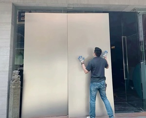 Feuille <span class=keywords><strong>de</strong></span> <span class=keywords><strong>PVC</strong></span> rigide brillante, ardoise carbone, décoration <span class=keywords><strong>de</strong></span> bureau, boutique, panneau mural en fibre <span class=keywords><strong>de</strong></span> bambou et charbon <span class=keywords><strong>de</strong></span> bois, panneau métallique en <span class=keywords><strong>PVC</strong></span> - Product Image 6