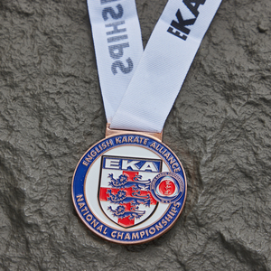 Medallas Deportivas Redondas de Metal Personalizadas, Galvanizadas en Oro 3D, para Premios de Competición de Baloncesto, Carrera y Caminata - Product Image 4