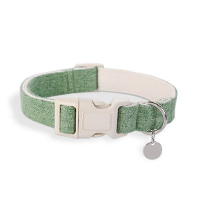 <span class=keywords><strong>Collar</strong></span> de perro con correas de tela de cáñamo, collares ajustables de cáñamo clásicos ecológicos para mascotas, accesorios para perros al por mayor - Product Image 1