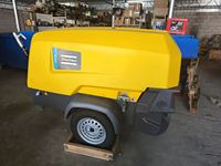 Nouveau compresseur d'air diesel portable Atlas Copco XAS58 T3 à vendre, 7 bars, 106 CFM avec moteur Kubota