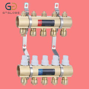 סעפת חימום תת רצפתי הידרונית מנחושת עם שסתום ניקוז אוטומטי 220V למערכת חימום תת רצפתי - Product Image 5