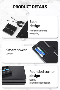 Piattaforma per bagagli elettronica digitale 50kg/1g bilancia bilance ABS panca Display LCD personalizzabile per spedizione pacchi uso postale - Product Image 6