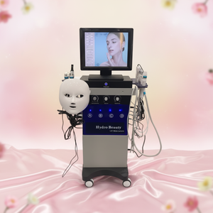 Máquina de Hidrodermoabrasión <span class=keywords><strong>Facial</strong></span> con 15 Cabezales, Máquina de Oxígeno para el Rostro, Máquina de Hidrodermoabrasión con Mascarilla <span class=keywords><strong>Facial</strong></span> - Product Image 1