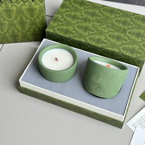 Bougie parfumée à la cire de soja, style romantique français, pour exposition artistique et fête - Product Image 2