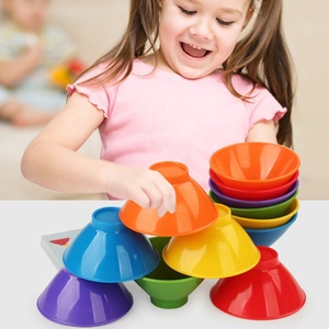 Juego de Cuencos Apilables de Plástico para Educación Temprana en Jardín de Niños, Entrenamiento de Concentración y Lógica, Interacción Padre-Hijo - Product Image 2