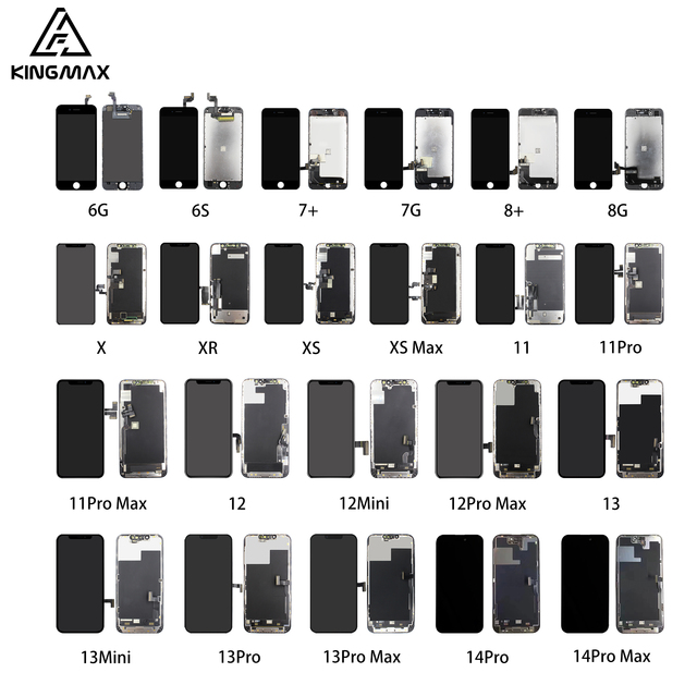 Display Assembly for iPhone XS 11 12 Mini 13 14 Plus 15 16 17 Pro MAX Original AMOLED Pantalla Replacement Diagnostic Screen