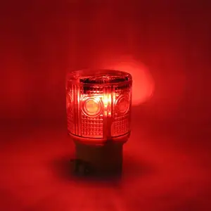 Luz de advertencia estroboscópica Solar LED para construcción, luz de advertencia automática de seguridad para tráfico en carretera - Product Image 1