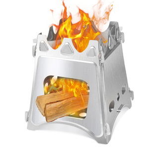 Maple Bridge Stainless Steel <b>Stove</b> Portable Simple <b>Stove</b> for Picnics, Camping, Barbecues, Windproof, Heating, Ultralight - Product Image 2