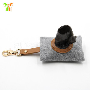 Bolsas de fieltro para excrementos de mascotas en stock, bolsas de basura, bolsas de almacenamiento, bolsas para excrementos de perro con llavero, bolsas para recoger excrementos, bolsas para la recolección de excrementos. - Product Image 3