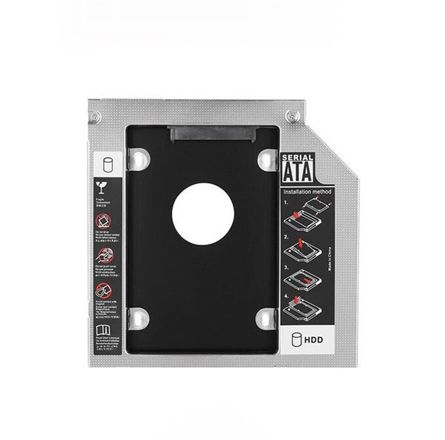 Wholesale Hdd Enclosure SATA 2nd HDD Caddy 9.5mm 12.7mm for 2.5" SSD Case Enclosure for Laptop