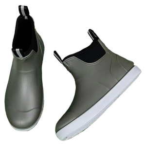 Bottes <span class=keywords><strong>de</strong></span> pont imperméables anti-dérapant néoprène caoutchouc cheville bottes <span class=keywords><strong>de</strong></span> pluie <span class=keywords><strong>pêche</strong></span> canotage - Product Image 1