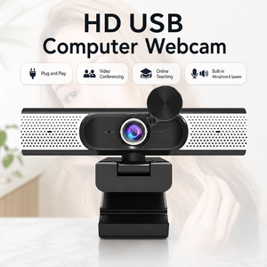 Cámara Web USB Full HD 2K 1080P con Enfoque Automático, Altavoz HiFi y Micrófono con Reducción de Ruido para PC, Computadora de Escritorio y Portátil, para <span class=keywords><strong>Video</strong></span> <span class=keywords><strong>Chat</strong></span> - Product Image 4